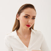 Dripping Molten Natural Textured Sterling Silver Authentic Pendant Necklace and Earring Set